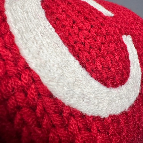 Wondershop Red Knitted Stocking Letter C Embroidered Christmas Target Brand 17in - Picture 6 of 11